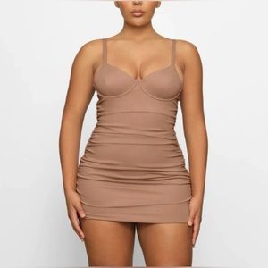 SKIMS Brown One Piece Swimsuit
